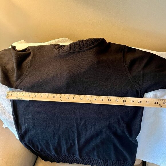 Denim & Co. Long Sleeve Turtleneck Sweater w/ Cable Detail - Picture 7 of 7